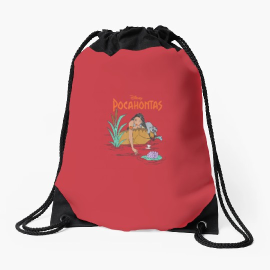 Disney Pocahontas Meeko Afternoon Dreaming Drawstring Bags, Princess Pocahontas Drawstring Bags