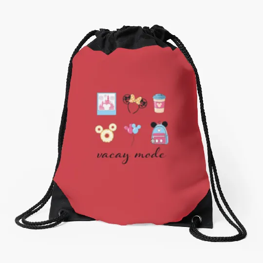 Disney Vacation Fashion Snacks Drawstring Bags, Disney Snacks Drawstring Bags,