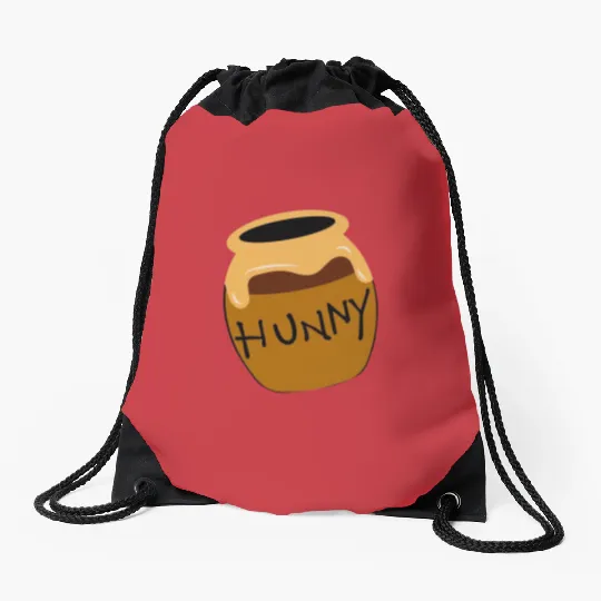 Hunny Easy Costume, Winnie the Pooh Character Minimalist Drawstring Bags, Disney Drawstring Bags