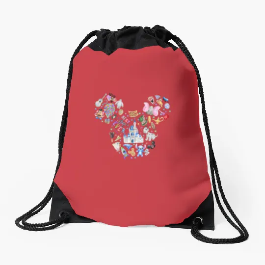 Disney Mickey Ears Drawstring Bags, Disneyland Vacation Drawstring Bags, Best Day Ever
