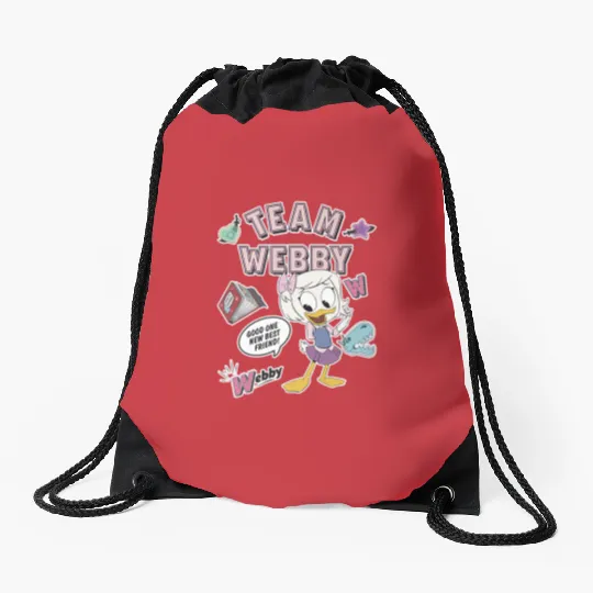 Disney DuckTales, Team Webby Collage Drawstring Bags, DuckTales Drawstring Bags