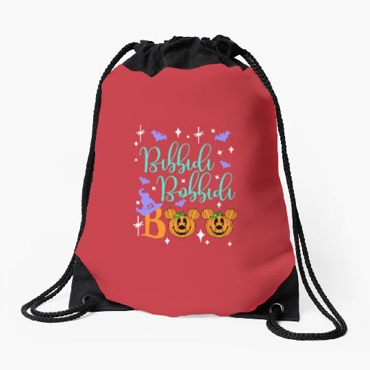 Bibbidi Bobbidi Boo Drawstring Bags, Disney Cinde Drawstring Bags, Halloween Matching Drawstring Bags