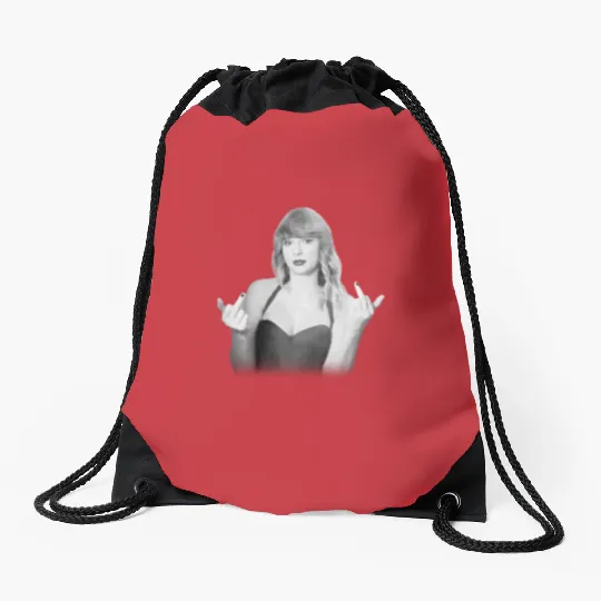 Discover Taylor Middle Finger Drawstring Bags, Taylor version Drawstring Bags,  Drawstring Bags, Rep Era, Sassy Drawstring Bags