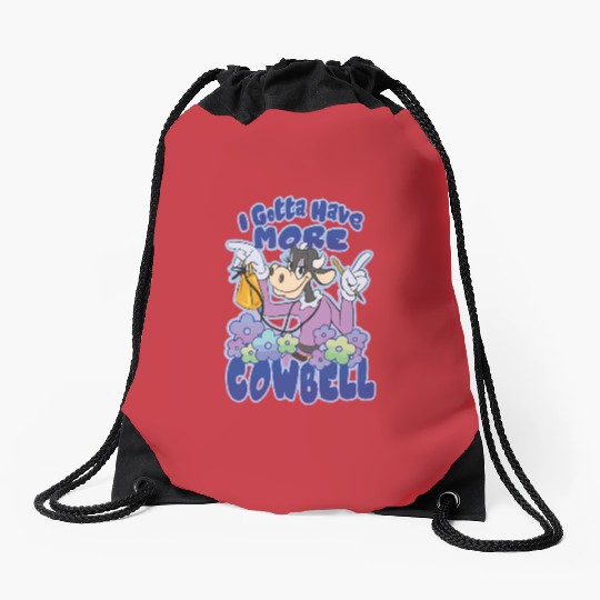 Disney Clarabelle Cow Drawstring Bags, I Gotta Have More Cowbell Drawstring Bags, Disney Trip Drawstring Bags