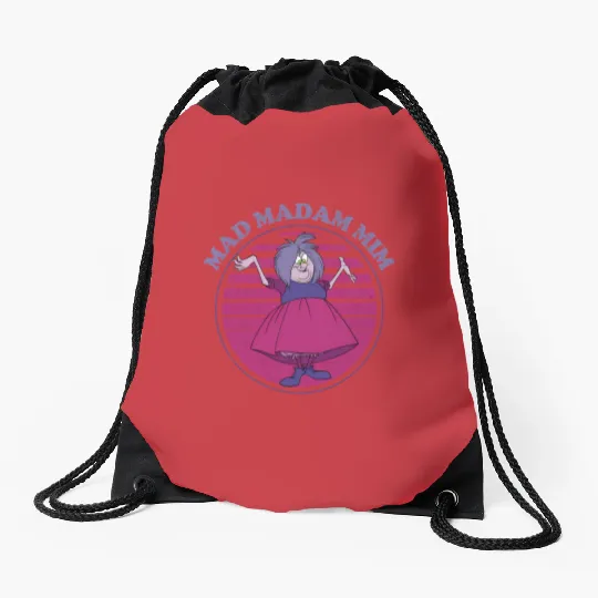 Disney Mad Madam Mim Tea and Coffee Sword In The Stone Drawstring Bags
