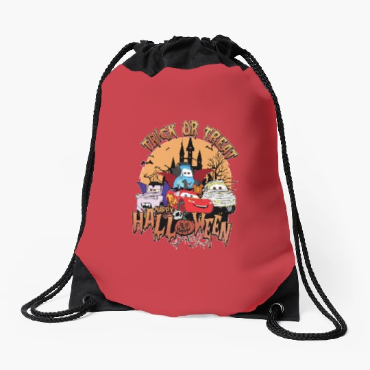 Discover Disney Mickey & Friends Lightning McQueen Car Halloween Drawstring Bags