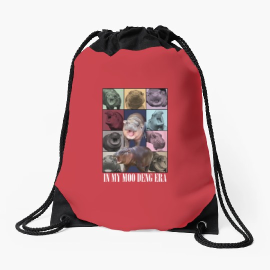 Moo Deng Eras Tour, Moo Deng Drawstring Bags