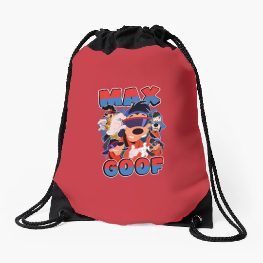 Disney A Goofy Movie Max Goof Porrtrait  Retro Drawstring Bags, WDW Magic Kingdom  Drawstring Bags