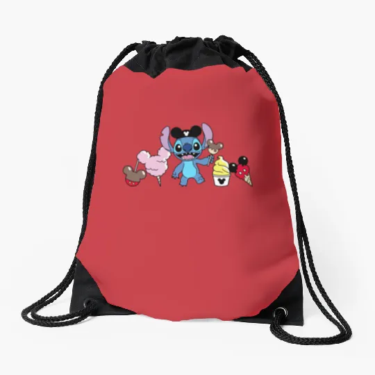 Disney Stitch Snacks Drawstring Bags, Disney Stitch Drawstring Bags, Stitch Bunny Drawstring Bags