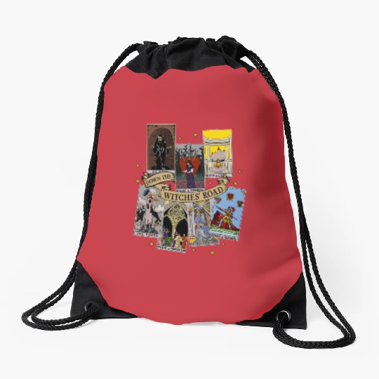 Agatha All Along Tarot Cards Drawstring Bags, Marvel Show Disney, Agatha Harkness Down The Witches