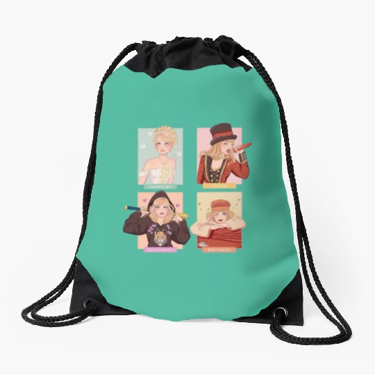 Princess Eras Tour Drawstring Bags