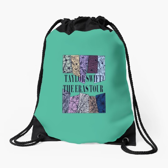 Eras Tour Inspired Poster Drawstring Bags