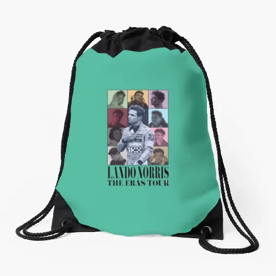 The Lando Norris Eras Tour Drawstring Bags