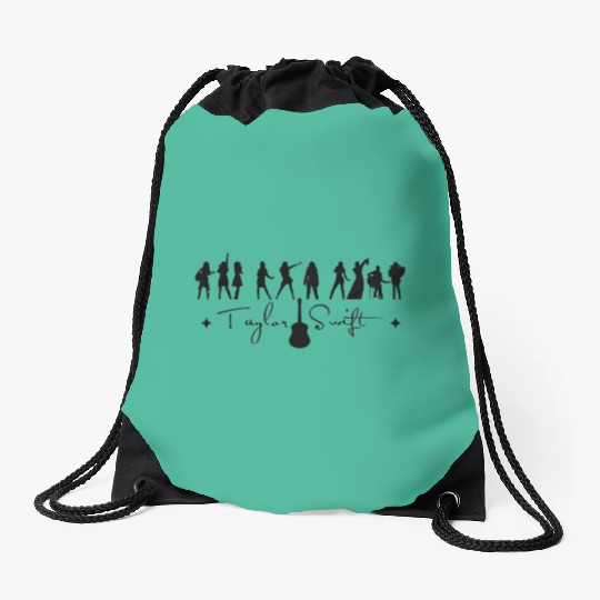 Vintage Signature Eras Tour Drawstring Bags