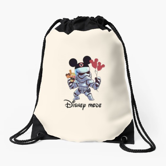 Stormtrooper Mickey Balloon Drawstring Bags, Disney Star Wars Ice Cream Drawstring Bags