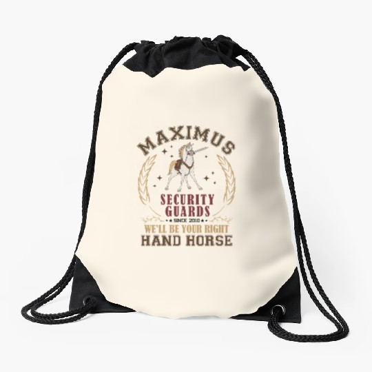 Disney Tangled Maximus Horse Security Guards Retro Drawstring Bags