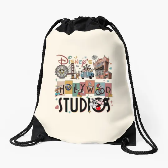 Disney Land Drawstring Bags, Disneyworld Drawstring Bags, Mickey And Friends Drawstring Bags, Magic Kingdom Drawstring Bags, Disney Trip Drawstring Bags