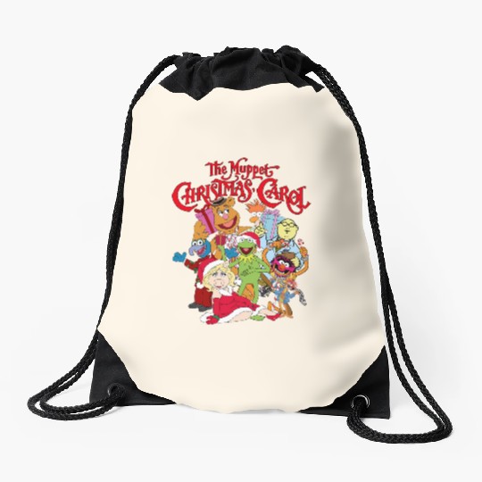 Disney Christmas The Muppets Carol Holiday Cheers Drawstring Bags