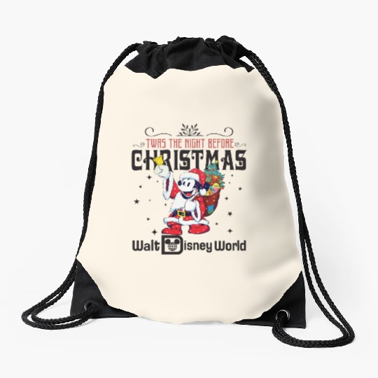 Discover Walt Disneyworld Christmas Drawstring Bags
