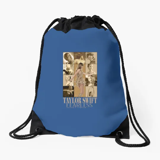 Discover Vintage 90s Style Taylor Fearless Drawstring Bags, Taylor version Eras Tour Drawstring Bags