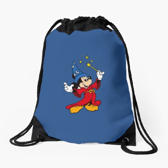 Disney Fantasia Sorcerer Mickey Mouse Magic Wizard  Drawstring Bags, Fantasmic Disney Drawstring Bags
