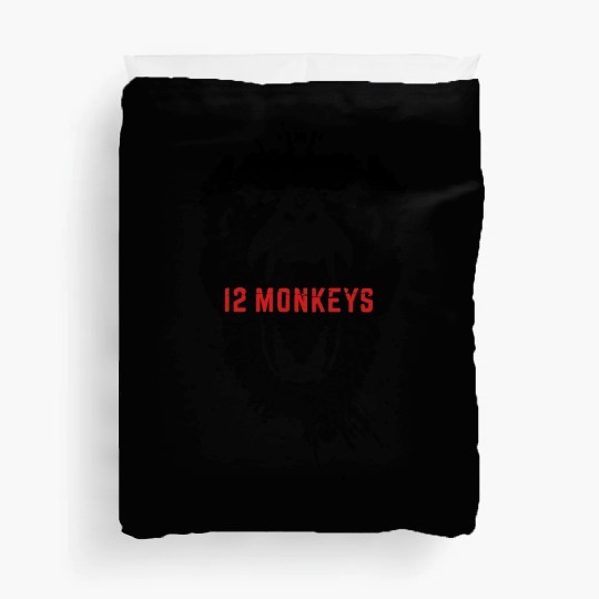 12 Monkeys Scream Stencil Tv Series 2015 Duvet Covers
