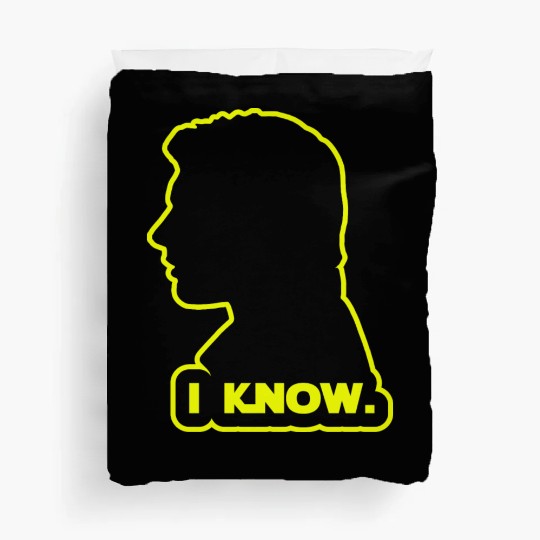 Han Solo - I Know. Design Duvet Covers