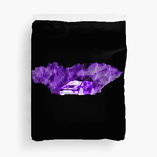 RALLY 1 PURPLE LIGHTNING Duvet Covers