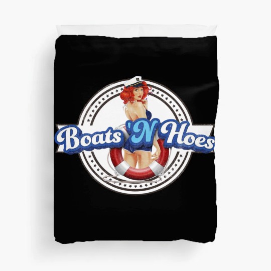 BOATS 'N HOES STEP BROTHERS SEXY LOGO Duvet Covers