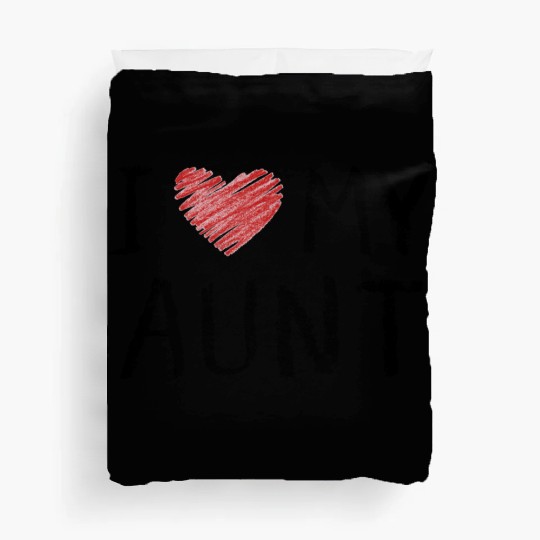 I Love My Aunt Duvet Covers