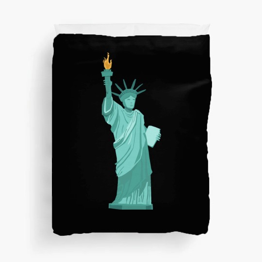 statue of liberty Duvet Covers