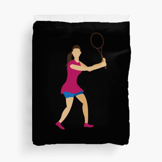 09 tennis vectorstock 8871464 Duvet Covers