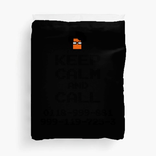 IT Crowd Moss emergency KEEP CALM Duvet Covers