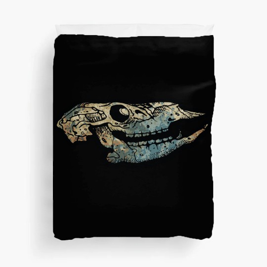 cow skull Duvet Covers