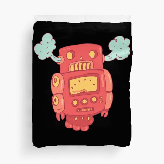 47 robot 52 png vectorstock 4842445 Duvet Covers