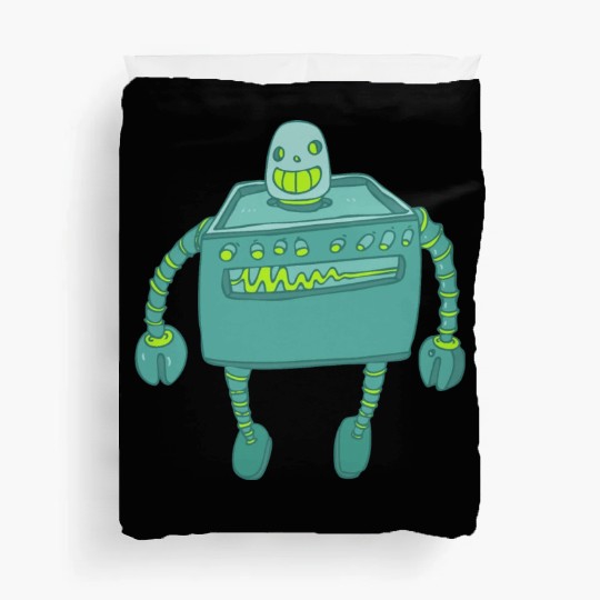 45 robot 50 png vectorstock 4842445 Duvet Covers