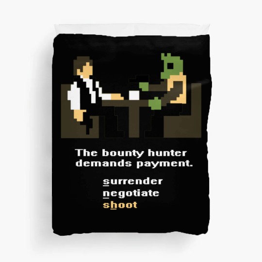 Han and Greedo 8-Bit Duvet Covers