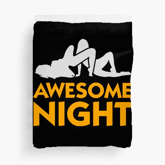 Brilliant Night With 2 Women! Duvet Covers