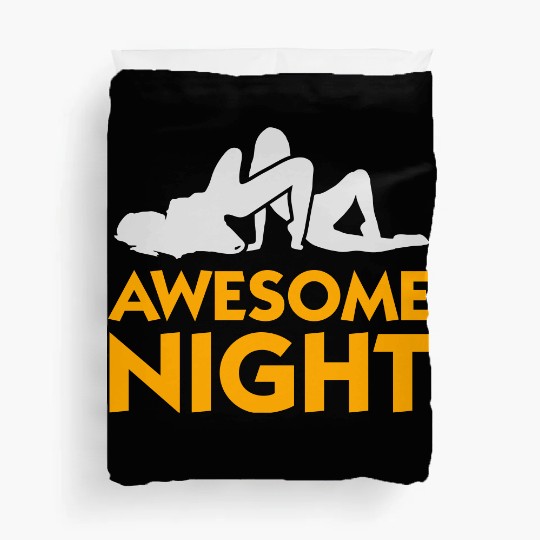 Brilliant Night With 2 Women! Duvet Covers