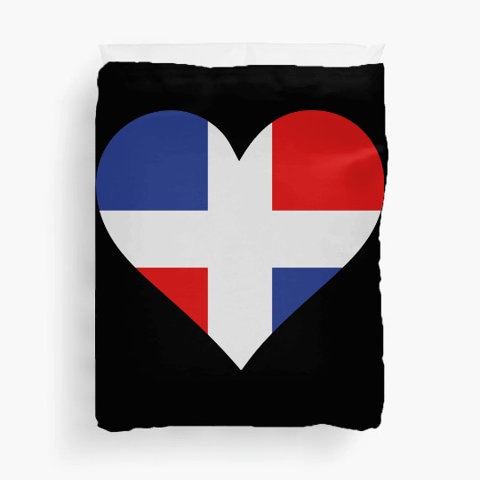 A Heart For The Dominican Republic Duvet Covers