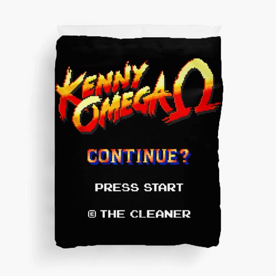 kenny omega game 8 bit Duvet Covers