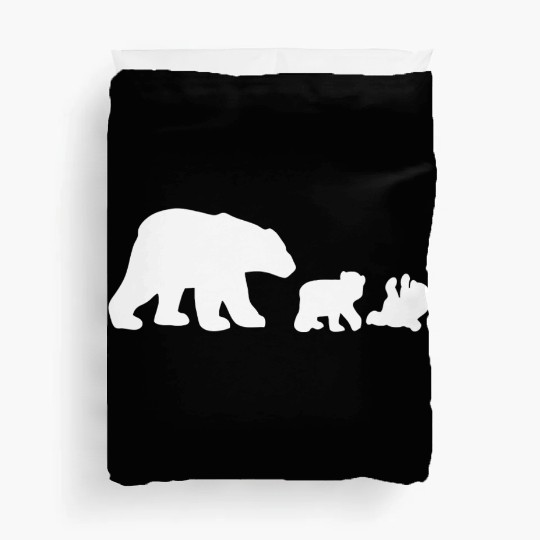 POLAR BEAR AND CUBS Duvet Covers