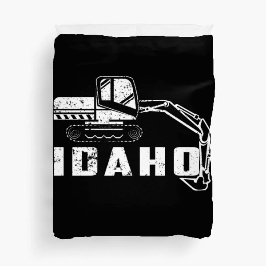 Huge Backhoe Toy Idaho Backhoe Duvet Covers