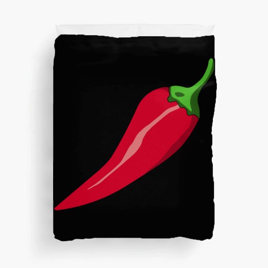 paprika chilli chili pepper citrus veggie gemuese Duvet Covers