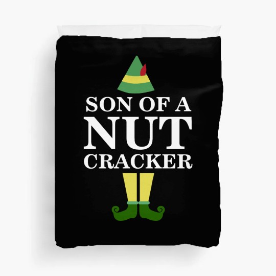 Funny Son of A Nutcracker Christmas Movie Quote Duvet Covers