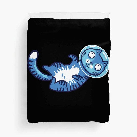 Space cat Duvet Covers
