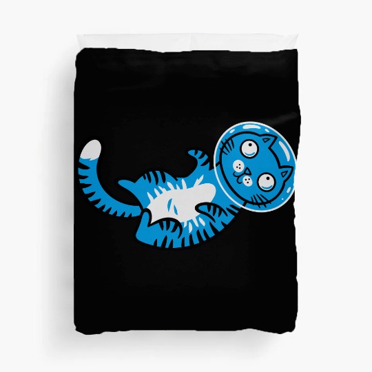 Space cat Duvet Covers