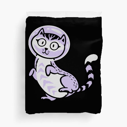 Space cat Duvet Covers
