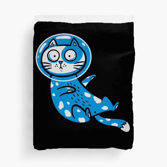 Space cat Duvet Covers