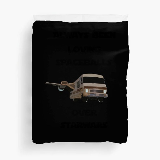 spaceballs over starwars Duvet Covers